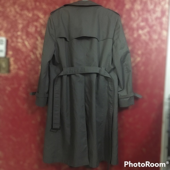 CHRISTIAN DIOR Men's Dark Academia Trench Coat Jacket 44R 44 - Picture 2 of 16